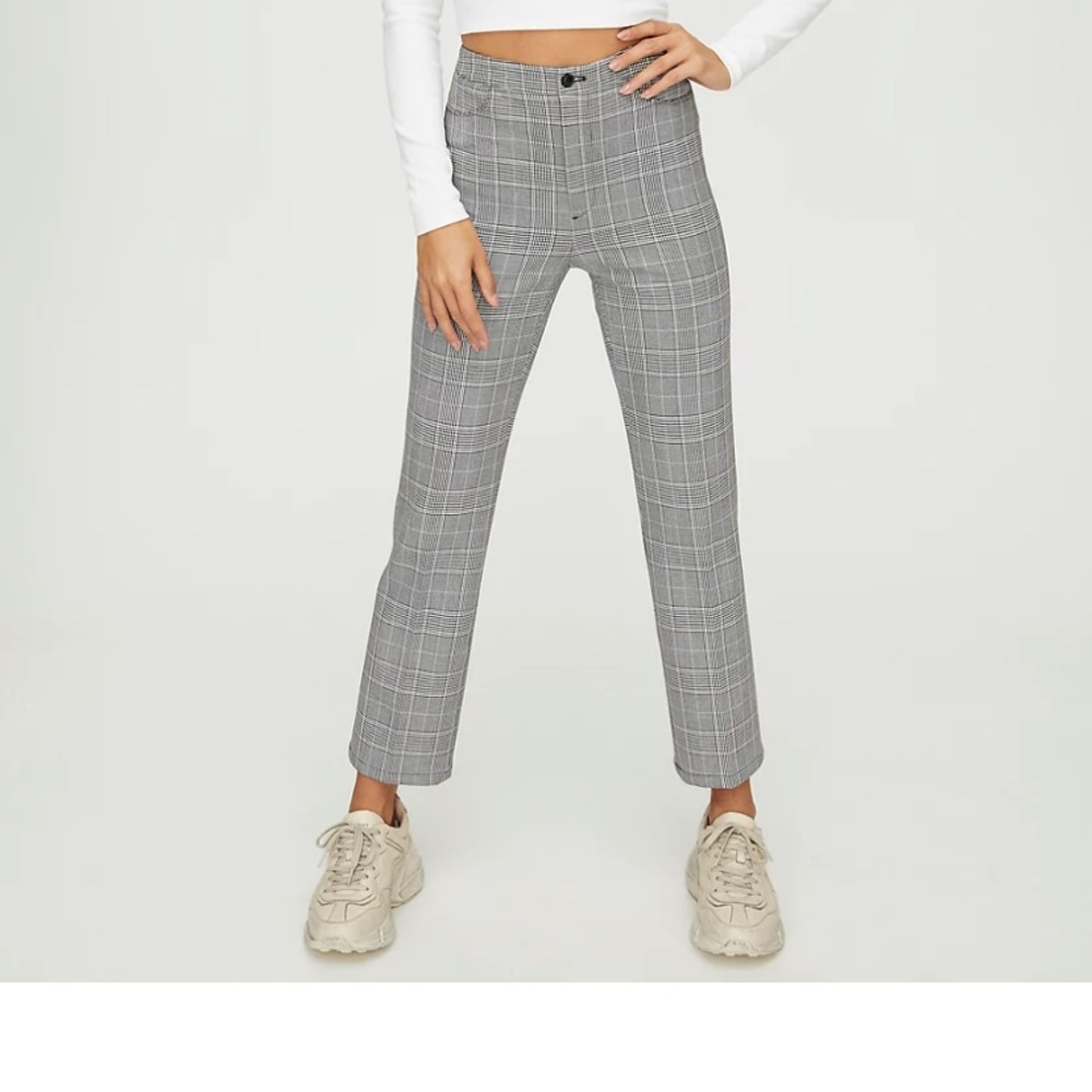 Aritzia Sunday Best freshman check pant